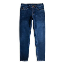 Knox Kirkstone Korumalı Denim Motosiklet Pantolonu (Kısa Bacak) Mavi - 1