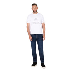 Knox Kirkstone Korumalı Denim Motosiklet Pantolonu (Kısa Bacak) Mavi - 2