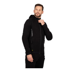 Knox Shield Hoody (AAA) Korumalı Kapüşonlu Motosiklet Montu Siyah - 5
