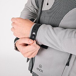 Knox Tor Korumalı Kadın Motosiklet Montu Gri - 6