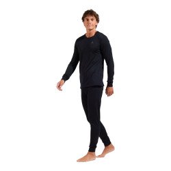 Odlo Merino 200 Termal Üst İçlik Siyah - 6