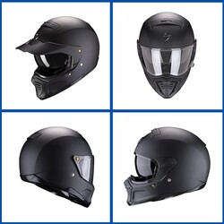 Scorpion EXO HX1 Retro Motosiklet Kaskı Beyaz - Scorpion