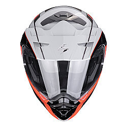 Scorpion ADX-2 Kamps Adv Motosiklet Kaskı Gri / Kırmızı - Scorpion (1)