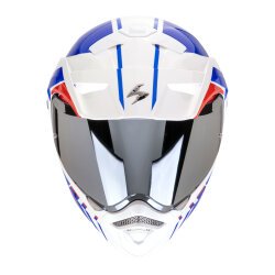 Scorpion ADX-2 Lewis Adv Motosiklet Kaskı Beyaz / Mavi / Kırmızı - 2