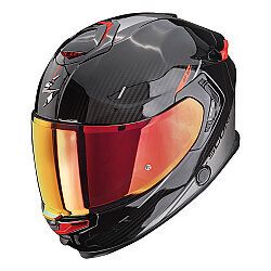 Scorpion Apex EXO-GT SP Carbon Matrix Air Asphalt Kapalı Motosiklet Kaskı Siyah / Gümüş - Scorpion