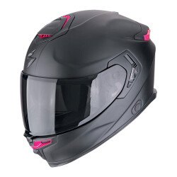 Scorpion Apex EXO-GT SP Carbon Matrix Air Kapalı Motosiklet Kaskı Mat Siyah / Pembe 