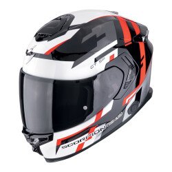 Scorpion Apex EXO-GT SP Carbon Matrix Air Tornado Kapalı Motosiklet Kaskı Siyah / Kırmızı 