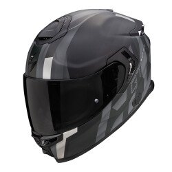 Scorpion Apex EXO-GT SP Carbon Matrix Air Touradven Kapalı Motosiklet Kaskı Mat Siyah / Gümüş 