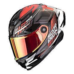 Scorpion Apex EXO-Race Air Kobra Kapalı Motosiklet Kaskı Siyah / Kırmızı - Scorpion