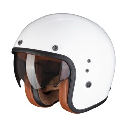 Scorpion Belfast Evo Luxe Açık Motosiklet Kaskı Beyaz - Scorpion