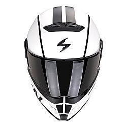 Scorpion Covert FX Danko Kapalı Motosiklet Kaskı Beyaz / Siyah - Scorpion (1)