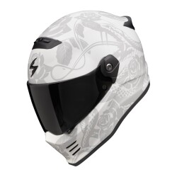 Scorpion Covert FX Dragon Kapalı Motosiklet Kaskı Mat Gri / Gümüş - Scorpion