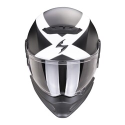 Scorpion Covert FX Gallus Kapalı Motosiklet Kaskı Mat Siyah / Beyaz - Scorpion