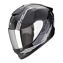 Scorpion EXO 1400 Evo II Air Carbon Reika Kapalı Motosiklet Kaskı Siyah / Beyaz - Scorpion