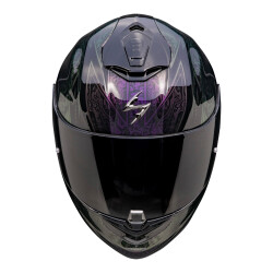 Scorpion EXO 1400 Evo II Air Fantasy Kapalı Motosiklet Kaskı Siyah / Gri / Mor - 2