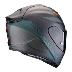 Scorpion EXO 1400 Evo II Air Luma Kapalı Motosiklet Kaskı Mat Siyah / Yeşil - 3