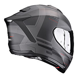 Scorpion EXO-1500 Air Dual Kapalı Motosiklet Kaskı Mat Siyah / Gri / Kırmızı - 3