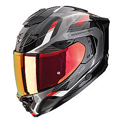 Scorpion EXO-1500 Air Sleek Kapalı Motosiklet Kaskı Siyah / Kırmızı - Scorpion