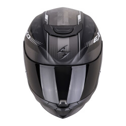 Scorpion EXO 391 Ava Kapalı Motosiklet Kaskı Mat Siyah / Gümüş - 2