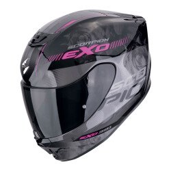 Scorpion EXO 391 Ava Kapalı Motosiklet Kaskı Siyah / Pembe 