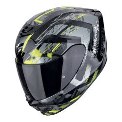 Scorpion EXO 391 Clutter Kapalı Motosiklet Kaskı Siyah / Sarı - Scorpion