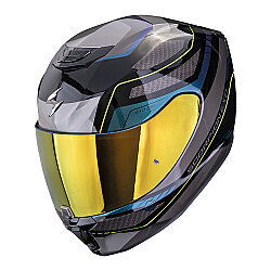 Scorpion EXO 391 Leo Kapalı Motosiklet Kaskı Siyah / Mavi - Scorpion