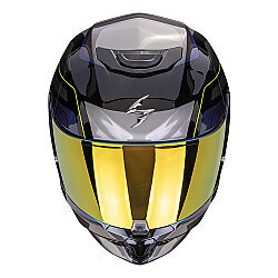 Scorpion EXO 391 Leo Kapalı Motosiklet Kaskı Siyah / Mavi - Scorpion (1)