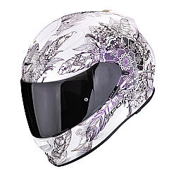 Scorpion EXO 491 Dream Kapalı Motosiklet Kaskı Beyaz / Cameleon - Scorpion