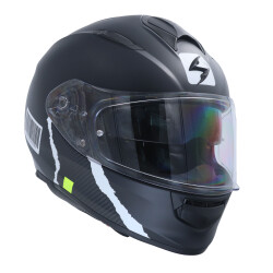 Scorpion EXO 491 Evo Code Kapalı Motosiklet Kaskı Mat Siyah / Gümüş - 2
