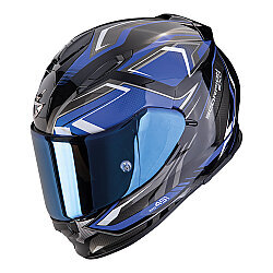 Scorpion EXO 491 Zumo Kapalı Motosiklet Kaskı Siyah / Mavi - Scorpion