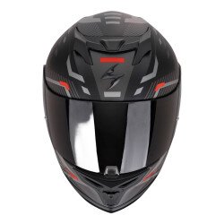 Scorpion EXO 520 Evo Air Ranka Kapalı Motosiklet Kaskı Mat Siyah / Gri / Kırmızı - 2