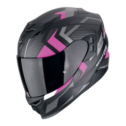 Scorpion EXO 520 Evo Air Sensus Kapalı Motosiklet Kaskı Mat Siyah / Pembe - Scorpion
