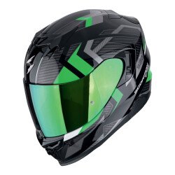 Scorpion EXO 520 Evo Air Sensus Kapalı Motosiklet Kaskı Siyah / Yeşil 