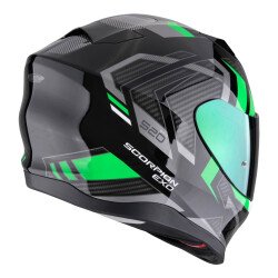 Scorpion EXO 520 Evo Air Sensus Kapalı Motosiklet Kaskı Siyah / Yeşil - 3