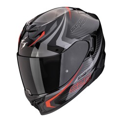Scorpion EXO 520 Evo Air Terra Kapalı Motosiklet Kaskı Siyah / Gri / Kırmızı - Scorpion
