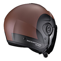 Scorpion EXO City 2 Sheer Açık Motosiklet Kaskı Kahverengi / Siyah - 3