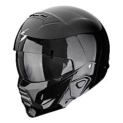 Scorpion EXO COMBAT 2 Modüler Motosiklet Kaskı Siyah - Scorpion