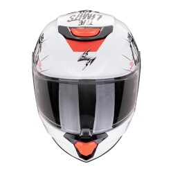 Scorpion EXO-JNR Air Boum Kapalı Çocuk Motosiklet Kaskı Beyaz / Siyah - Scorpion
