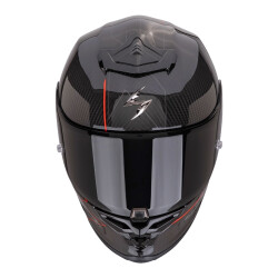 Scorpion EXO R1 Evo Carbon Cynergy Spor Motosiklet Kask Siyah / Kırmızı - 2