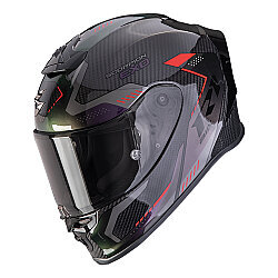 Scorpion EXO R1 Evo Carbon Propel Spor Motosiklet Kaskı Siyah / Chameleon - Scorpion