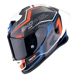 Scorpion EXO R1 Evo II Air Coup Spor Motosiklet Kaskı Siyah / Kırmızı / Mavi - Scorpion