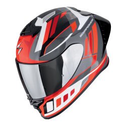 Scorpion EXO R1 Evo II Air Vital Spor Motosiklet Kaskı Gri / Beyaz / Kırmızı 