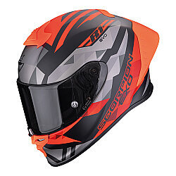 Scorpion EXO R1 Evo II Valere Spor Motosiklet Kaskı Mat Siyah / Kırmızı - Scorpion