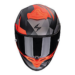 Scorpion EXO R1 Evo II Valere Spor Motosiklet Kaskı Mat Siyah / Kırmızı - Scorpion (1)