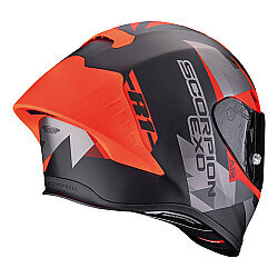 Scorpion EXO R1 Evo II Valere Spor Motosiklet Kaskı Mat Siyah / Kırmızı - 3