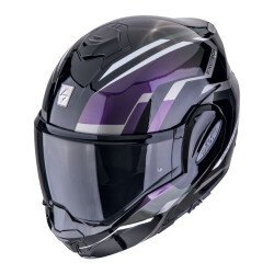 Scorpion Exo-Tech Evo Furio Çene Açılabilir Motosiklet Kaskı Siyah / Chameleon - 1