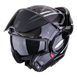 Scorpion Exo-Tech Evo Furio Çene Açılabilir Motosiklet Kaskı Siyah / Chameleon - 4