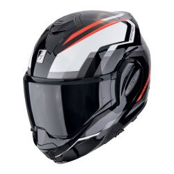 Scorpion Exo-Tech Evo Furio Çene Açılabilir Motosiklet Kaskı Siyah / Kırmızı 
