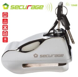 GARAJJ Securage Alarmlı Motosiklet Disk Kilidi (7mm) - 2