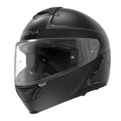 Sena Impulse Akıllı Çene Açılabilir Motosiklet Kaskı 2206 Mat Siyah - Sena